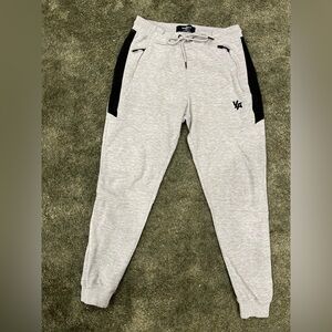 YoungLA Heather Gray Joggers with Black Details
